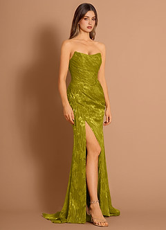 Maxine Hunter Green Vestido largo image4