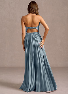 Maxi jurk Kaia Poederblauw image2