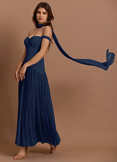 Maxi jurk Isolde Marine image3