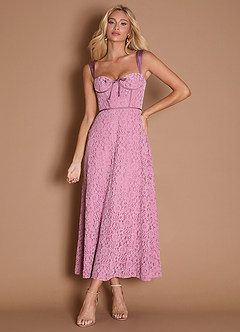 Ambra Mauve Rose Maxi Dress image3
