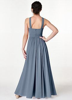 Azazie Jiya Junior Twilight A-Line Pleated Mesh Dress image2
