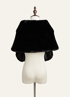 front Abrigo de piel sintética de lujo