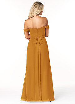 Azazie Joretta At-home Try On Dresses Eucalyptus A-Line Sweetheart Neckline Chiffon Convertible Dress image2