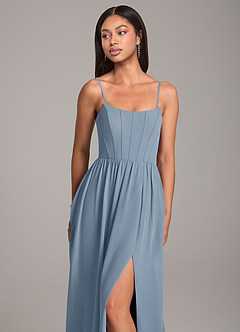Vestido Azul Pálido Largo Kailee image2