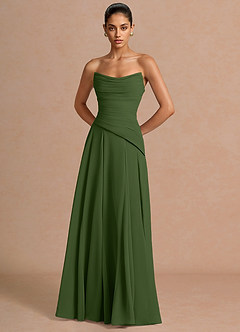 Gabriela Olive Maxi Dress image5