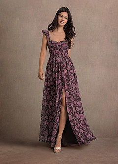 Martina Lilac Multi Maxi Dress image2