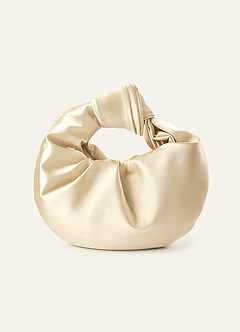 Satin Knotted Handbag