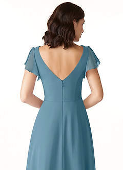 Azazie Omari Bridesmaid Dresses Bermuda A-Line Chiffon Dress image6