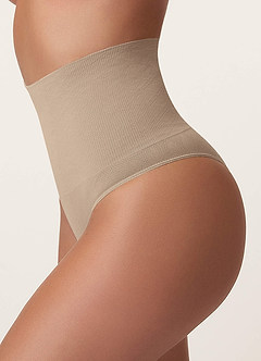 front Mid-Waist Shape Control Panties