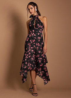 Vestido Malva Negra Largo Yana image6