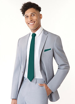 front Matte Satin Wide Tie