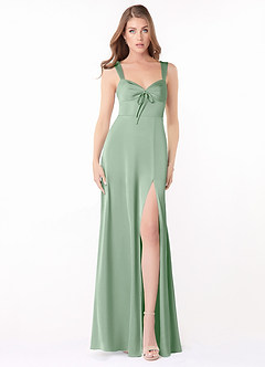 Azazie Alexia Stretch Satin Dress laatste Uitverkoop  image1