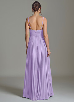 Azazie Catie Bridesmaid Dresses Lilac A-Line Sweetheart Neckline Chiffon Dress image6