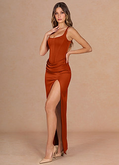 Keturah Rust Maxi Dress image3