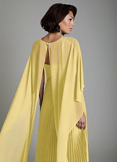Azazie Micah Vestidos de damas de honor Vestido Canario de Satén Elástico de Línea A Convertible con Corsé image8