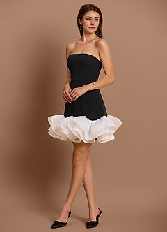 Vestido Blanco Negro Mini Nola image4