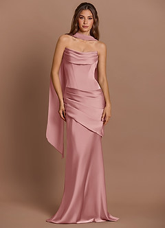 Pelagia Light Pink Maxi Dress image3