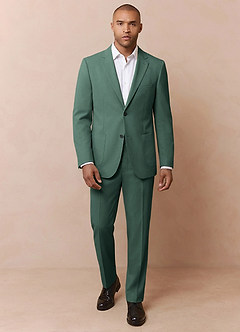 front Owen Eucalyptus Costume pantalon léger sur mesure