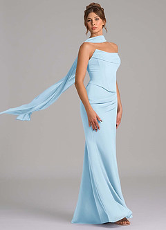 Vestido Azul Cielo Largo Callidora image3