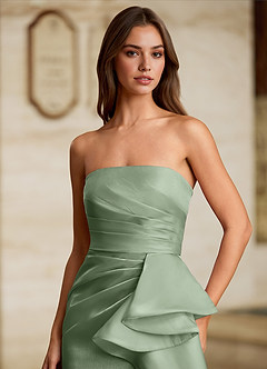 Liorah Sage Strapless Prom Dress image6