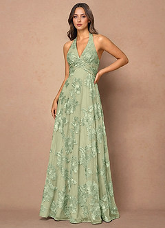 Maxi jurk Josee Licht Groen image3