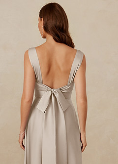 Christian Siriano Bridal for Azazie 1001 Bridesmaid Dresses Frost A-Line Sweetheart Neckline Stretch Satin Dress image9