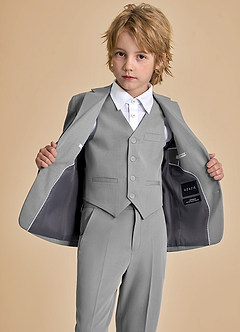 front Oliver Garçons Gris Costume 3 pièces