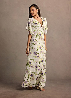 Robe Longue Tulipe Multi Impression Mara image8