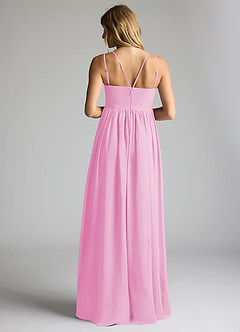 Azazie Emree Maternity Bridesmaid Dresses A-Line Chiffon Floor-Length Dress image4