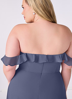 Barbie ♥ Azazie Bridesmaid Dresses Stormy A-Line Off the Shoulder Chiffon Convertible Dress image11