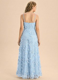front Azazie Elina Junior Formal Dress