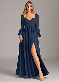 Bella Navy Maxi Dress Ready to Ship | Azazie Bella Navy Maxi Dress Ready to Ship | Azazie