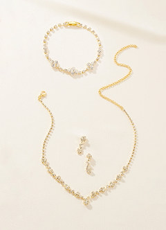 front Crystal Vine Jewelry Set
