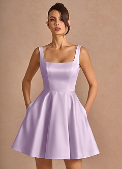 Brynn Frosted Lilac Mini Dress image5