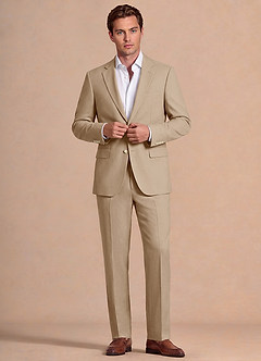 Bennett Tan Wool Blend Suit