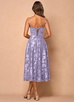 Midi jurk Sylvie Lila image3