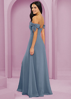 Barbie ♥ Azazie Bridesmaid Dresses Twilight A-Line Off the Shoulder Chiffon Convertible Dress image6