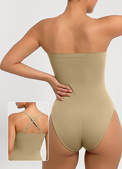 front Gaine bandeau sans bretelles à maintien fort (sans rembourrage)