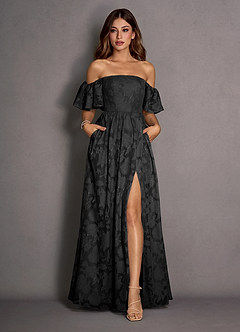 Kallista Black Maxi Dress image7