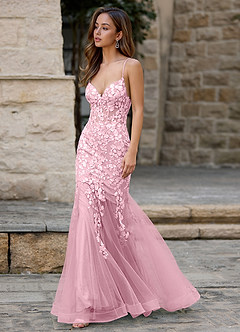 Dentelle Roze Zeemeermin galajurk image6