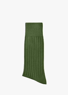front Men's Cotton Dress Socks