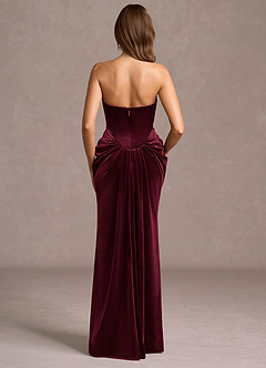 Sylvie Wine Maxi Gown image2