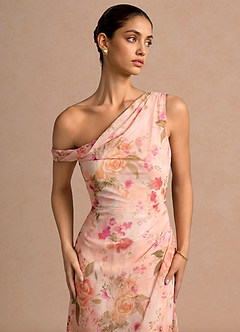 Robe Maxi Bouquet Florale Abstrait Elodie image5