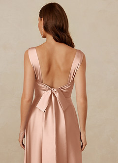 Christian Siriano Bridal for Azazie 1001 Bridesmaid Dresses Rose Gold A-Line Sweetheart Neckline Stretch Satin Dress image9