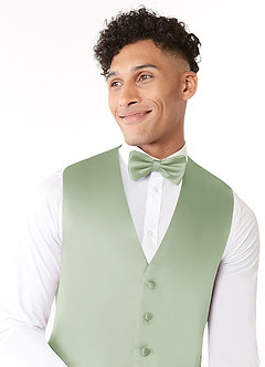front Matte Satin Vest