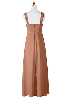 Azazie Denice Junior Bronzer A-Line Chiffon Dress image9