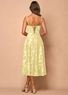 suknia Sorbet Cytrynowy Midi Sylvie image3