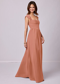 Barbie ♥ Azazie Bridesmaid Dresses MAI TAI A-Line Corset Chiffon Dress image3
