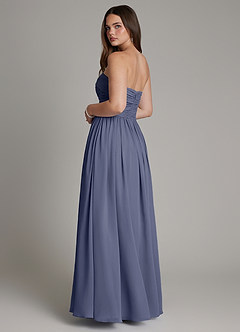 Azazie Andreina Bridesmaid Dresses Stormy A-Line Pleated Chiffon Dress image3