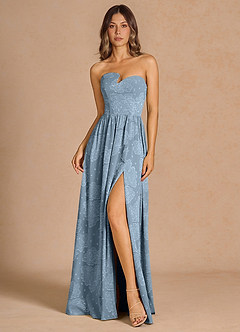 Philomena Powder Blue Maxi Dress image3